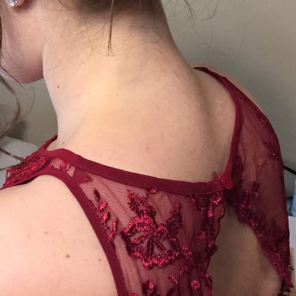 Embroidered Prom Dress - Picture 7 of 7